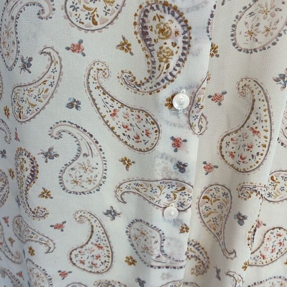 Zara printed paisley top - Picture 4 of 6